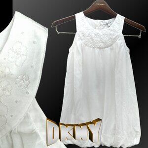 DKNY Dress White Girls Size L